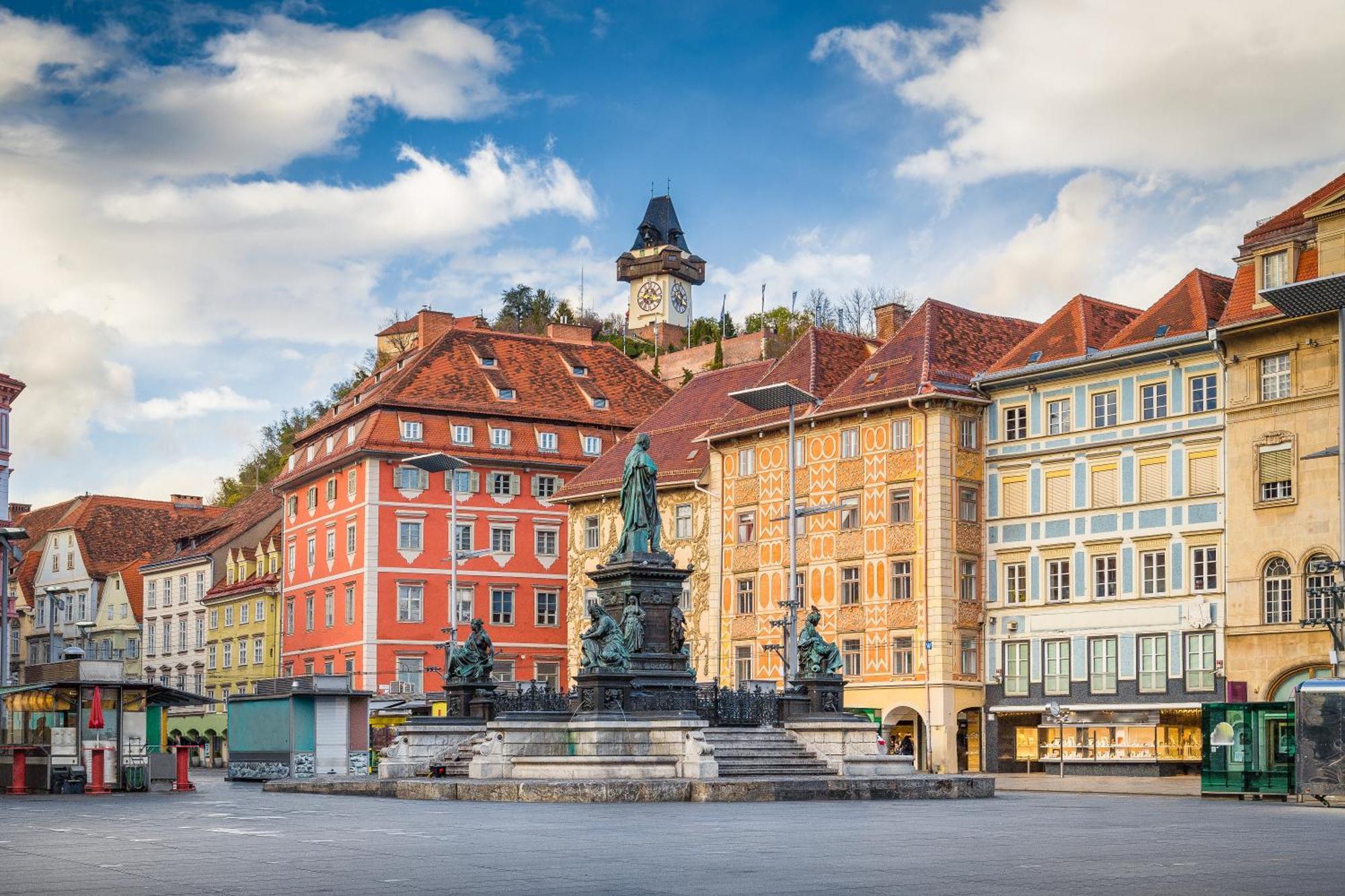 Boho Design Studio - Historic City Center With Free Parking & Aircon By Hero Homes Graz Eksteriør billede