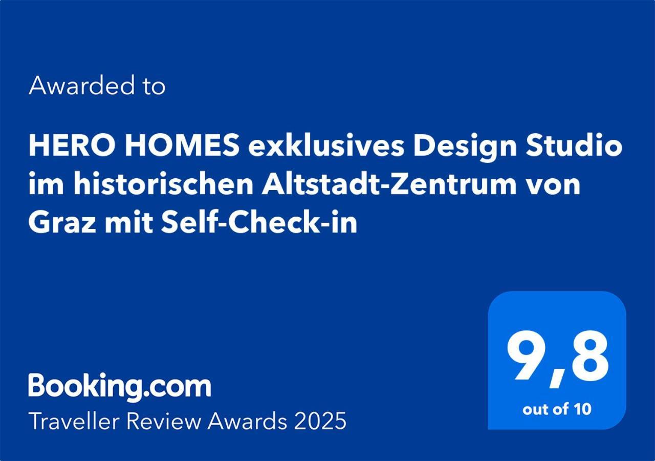 Boho Design Studio - Historic City Center With Free Parking & Aircon By Hero Homes Graz Eksteriør billede